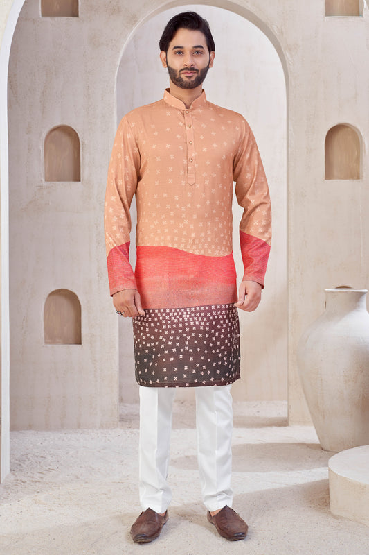 Ember glow kurta